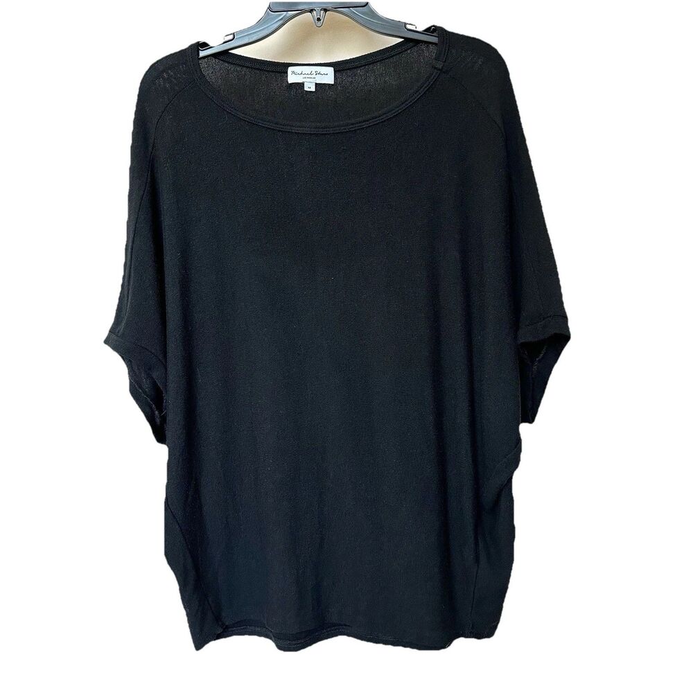 Michael Stars Top Med Dolman Sleeve Relaxed Pullover Loungwear Boho Basic Emo